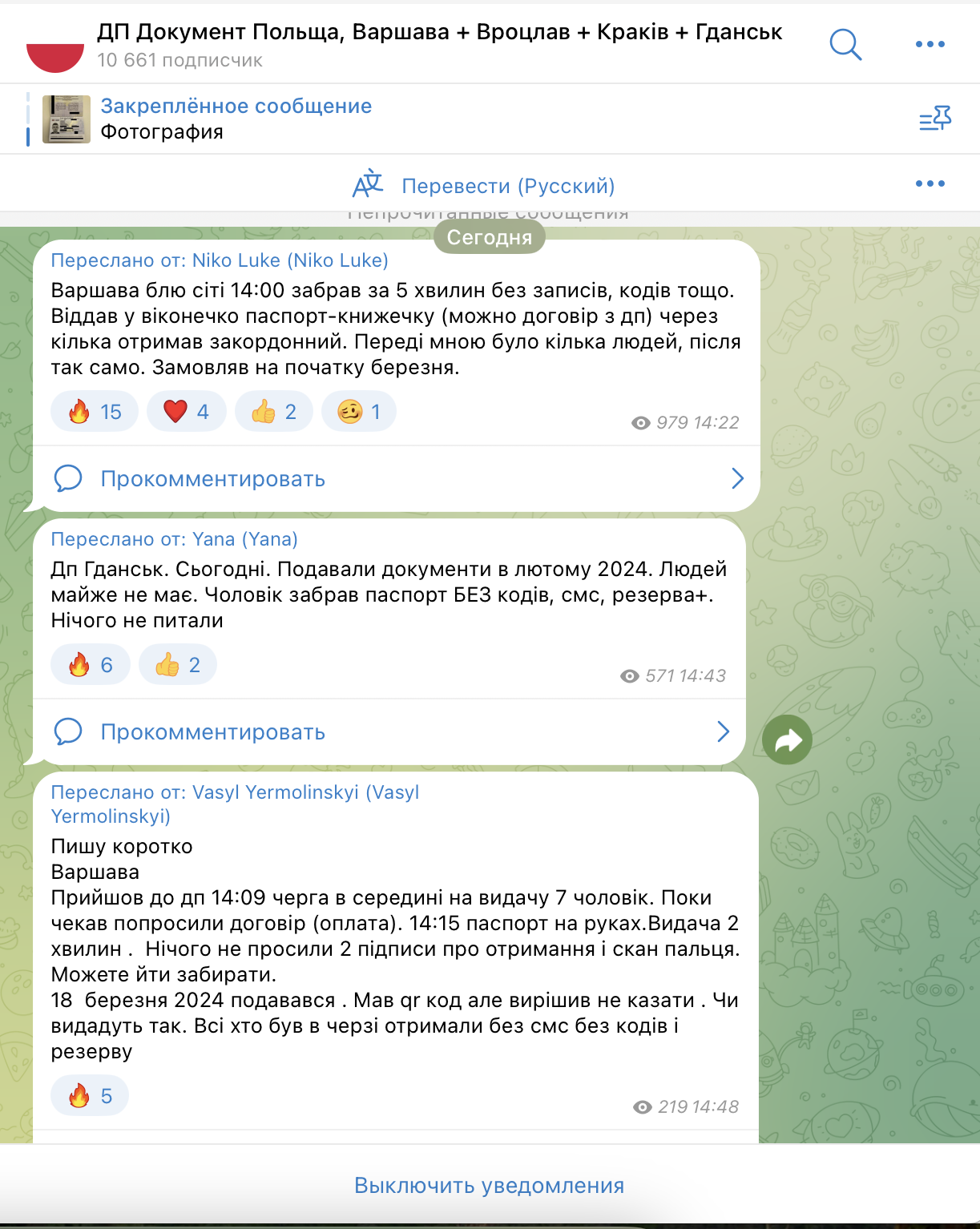 видача паспортів у дп документ