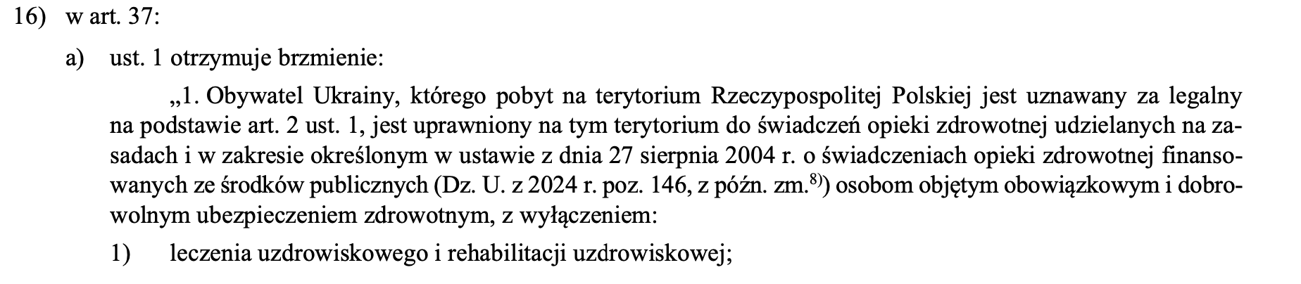 медичне обслуговування для громадян україни у польщі зі статусом укр